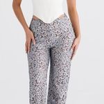 House Of CB mara silver metallic lace trousers Photo 1