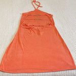 Cider Orange Halter Dress Photo 0
