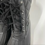 Sperry NEW Top Sider Gosling Quilted Duck Waterproof Black Lace Up Boots Size 6 Photo 4