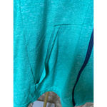 Under Armour Teal Long Sleeve Hoodie Top M Athleisure Athletic Workout Sport Y2K Photo 4