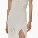Aritzia  Wilfred Evie Crochet Midi Dress White Large‎ Photo 0