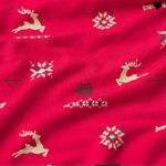 SKIMS  scope neck sleep set - cranberry vintage deer print Photo 5