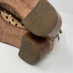 Loeffler Randall Ione Beach Tan Leather Perforated Peep Toe Ankle Bootie Shoe 6 Photo 14