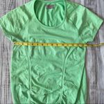 Athleta Fastest Track Lime Green Short Sleeve Top. Size Medium. Photo 8