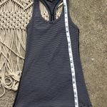 Lululemon Cool Racerback II Tank Top Black White Stripe Photo 6