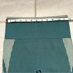 Ryka  Green Striped Biker Stretchy Performance Athletic Short Size M Active Teal Photo 4