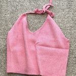 Tilly's  women's Pink Halter Knit Tank Top size xxl‎ Photo 0