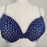 Jessica Simpson Size 38D Blue Floral Bra Photo 2