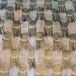 Banana Republic  Black T Shirt Dot‎ Dress Fringed Hem Sleeveless Sheath Sz 10 Photo 11