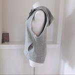 Ivy Park Logo Grey Quilted Sleeveless Hoodie Vest Size M NWT Photo 7