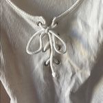 Ambiance White Ribbed Bodysuit junior medium Size undefined Photo 1