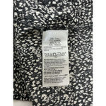 Old Navy Womans  Black White Long Sleeve Square Neck & Back Blouse Xxl Tall Photo 3