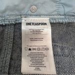 One Teaspoon High Waist Bonita Blue Denim Jean Short Distressed Raw Hem Size 27 Photo 6