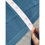 Peloton  Size XL Women Athletic‎ Tank Top Thin Striped Blue Sleeveless Smocked Photo 5