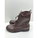 Catherine Malandrino  Booney‎ Vegan Leather Lace Up  Combat Boots Size 9 New Photo 4