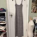 Aerie Real Soft Stretch Bodycon Maxi Dress in Shell Gray, size XXS Photo 8