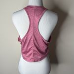 Nike  Pink Metallic Cropped Training Tank Photo 6