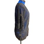 Black Lace Kaftan/Vest, Ruffle Sleeves, Sheer Size L Photo 1