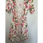 Show Me Your Mumu Show‎ Me Your Mumu “Brie” Robe “Garden of Bloom” White W/Pink Floral Print-OS Photo 2