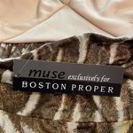 Boston Proper  Muse Zebra Print Dress size 14 brand new length 32” bust 34” Photo 8