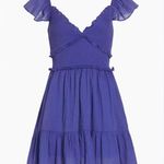 Love Shack Fancy  Ivella Smocked Cotton Minidress Photo 0