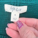 Style & Co Teal . Sweater M Photo 5