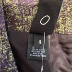 ZERO + MARIA CORNEJO  Deep V Dress Abstract Print Bodycon Tweed Business Size 4 Photo 6