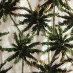 Briggs New York Briggs size large Womens Floral Linen Blend Shorts Pull On Pockets Palm Trees Photo 1