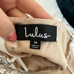 Lulus Beige And Ivory Floral Lace Bodycon Dress Photo 4