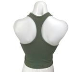 Free People Intimately Green Sleeveless High Neck Racerback Crop Tank Top M/L Photo 1