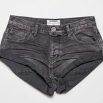 One Teaspoon  Bandits Low Waist Distressed Denim Shorts Black Fade Size 31 NWT Photo 11