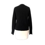 Apt. 9  Cashmere Womens Black Button Down Argyle Cardigan Sweater Sz L Photo 2