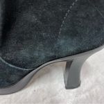 Gianni Bini  Black leather Heeled Boots 7 1/2 N Round Town Photo 7