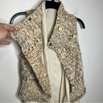 Anthropologie ‎ Brand knitted & knotted waterfall vest size small Photo 6