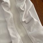 Fabletics White Tank Top Racerback Mesh Shirt Size XS Stretch Active Like New Photo 5