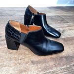 Vionic  Linda Heeled Shortie with Arch Support Croc Leather Side Zip Booties Photo 7