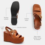 Coach Women’s Archival Buckle Wedge- Size 6 Photo 5