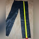 Madewell  Women's Coated Black Jeans,Faux Leather,Size 29 Photo 7