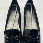 Karen Scott Shoes Womens 9M Black Croc Patent Leather Jazmin Loafers Flat NEW Photo 5