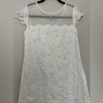 Free People Lace Eyelet Bow Mini Dress Size XS Photo 3