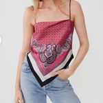 ZARA  Pink Bandana Scarf Top Photo 0