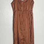 Glamaker Polka Dot Brown Wrap Dress Size L Size L Photo 7
