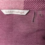 Soft Surroundings  Tunic Dress Flannel Pink Buffalo Plaid Size Medium Photo 6