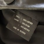 VTG Colebrook Longline Trench Coat Button Up
Leather Jacket Sz M Pockets Black Size M Photo 6