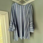 Francesca's  Miami Blue Bell Sleeve Dress Size S/M Photo 1