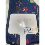 Vintage Macho Silk Scarf With Colorful Abstract Design Made In Turkey Designed I Blue Photo 6