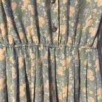 Vintage Retro Victorian Floral Short Sleeve Dress 14 Photo 4