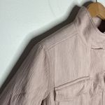 Reiss Ives dusted pink textured twin pocket utility jacket size 2 Photo 8