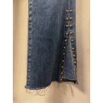7 For All Mankind  Highwaist Slim Kick Studded Flare Jeans Size 26 Photo 2
