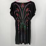 Orion London Dress XS/S Peacock Mini Black One Tree Hill Artsy Art To Wear Boho Photo 1